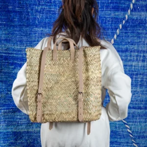 Sac à dos en feuille de palmier sauvage - Green Doum