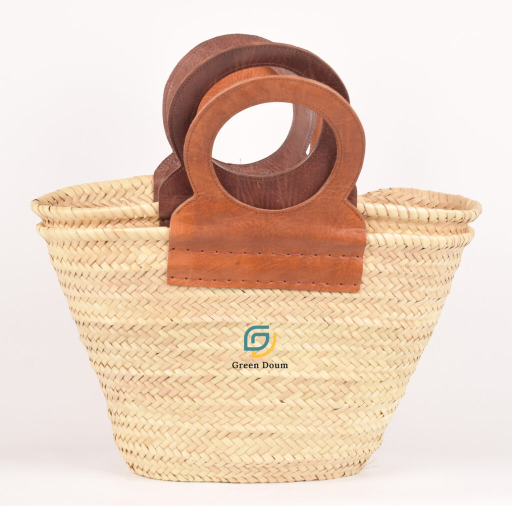 Panier en paille simple par Green Doum, photo 3