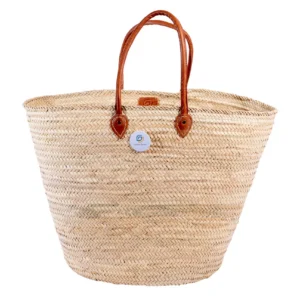 Panier épaule en paille extra large taille XXL par Green Doum