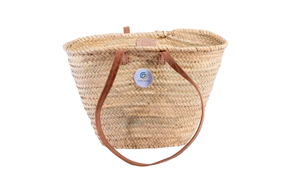 Panier de plage en paille par Green Doum, photo 3