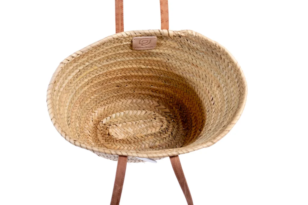 Panier de plage en paille par Green Doum, photo 4