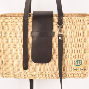 Sac Mogador à bandoulière taille M par Green Doum