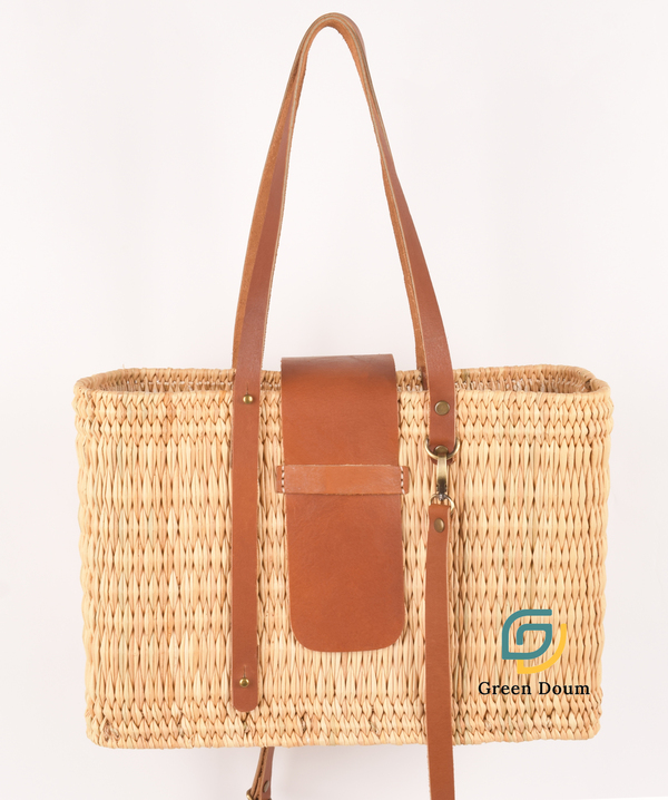 Sac Mogador à bandoulière taille M par Green Doum, photo 7