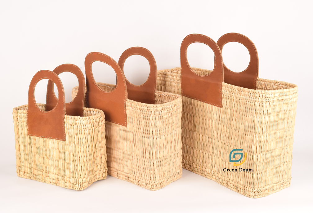 Sac panier Mogador taille L par Green Doum, photo 9