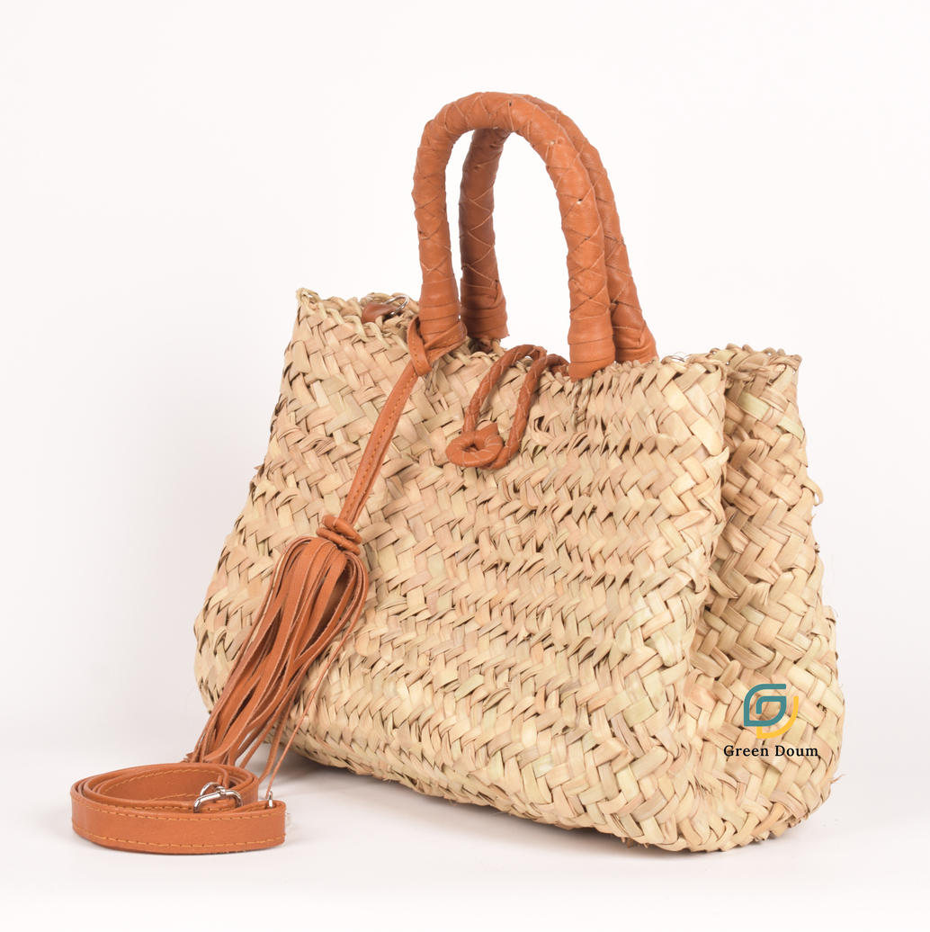 Sac Ibiza en feuille de palmier sauvage - vue 10