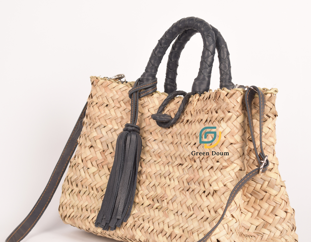 Sac Ibiza en feuille de palmier sauvage - vue 3