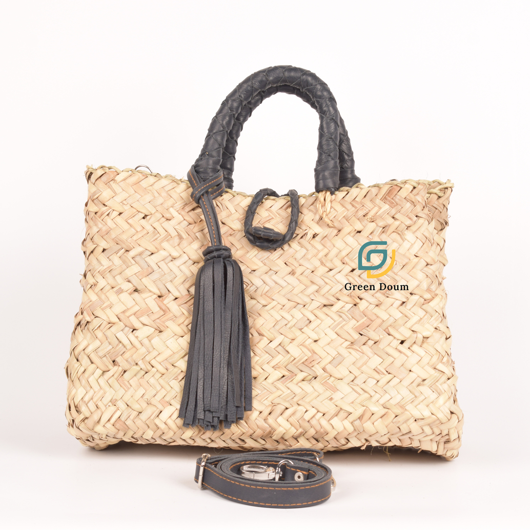Sac Ibiza en feuille de palmier sauvage - vue 4