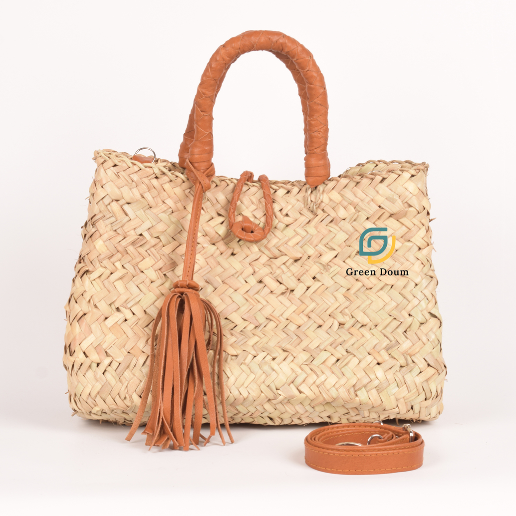 Sac Ibiza en feuille de palmier sauvage - vue 5