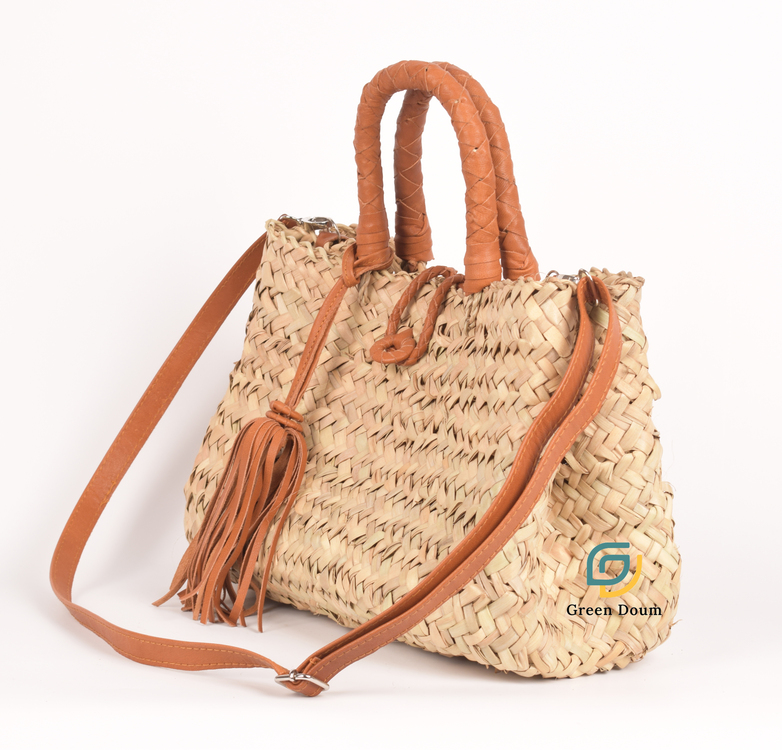 Sac Ibiza en feuille de palmier sauvage - vue 9