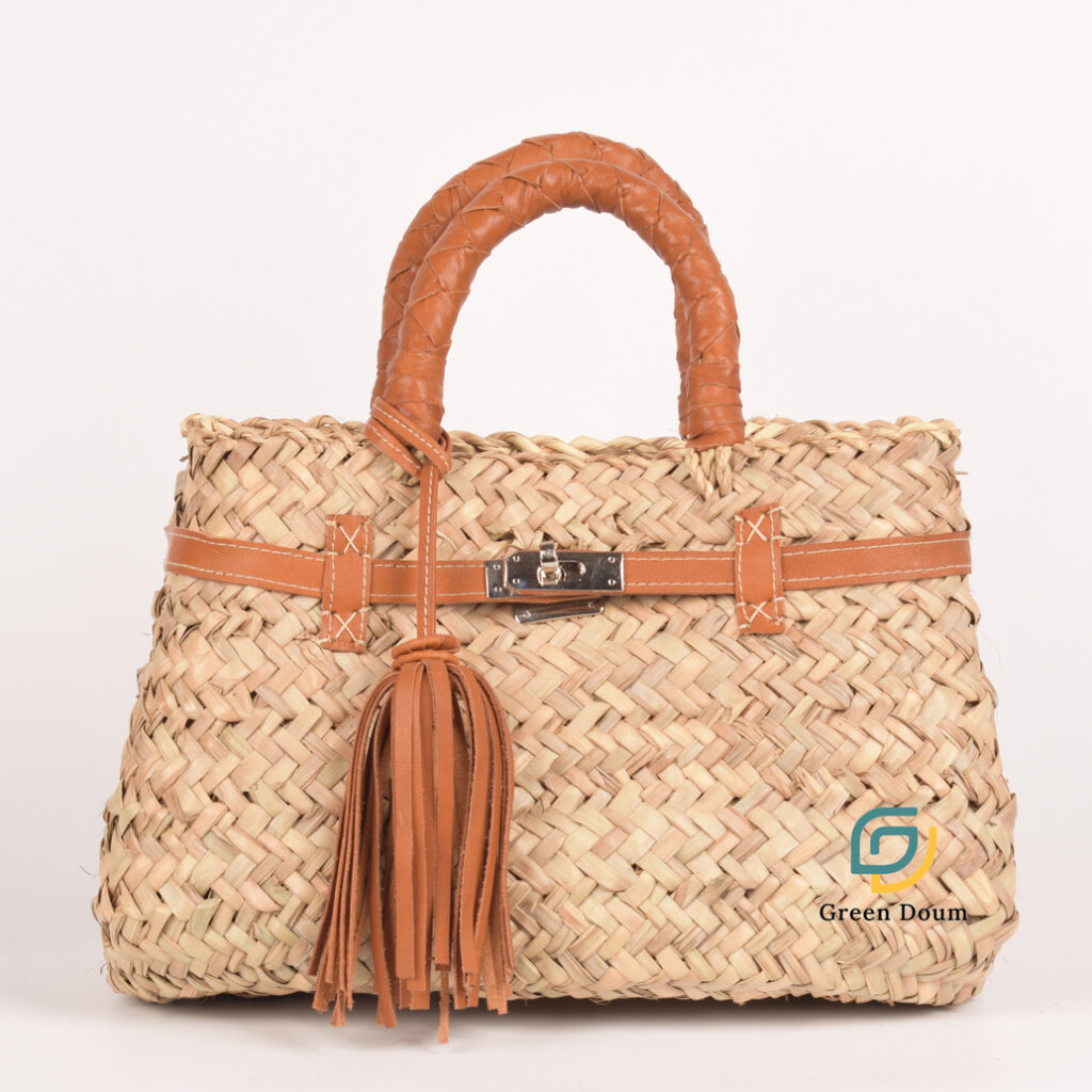 Sac Tafraout en feuille de palmier sauvage par Green Doum, photo 2
