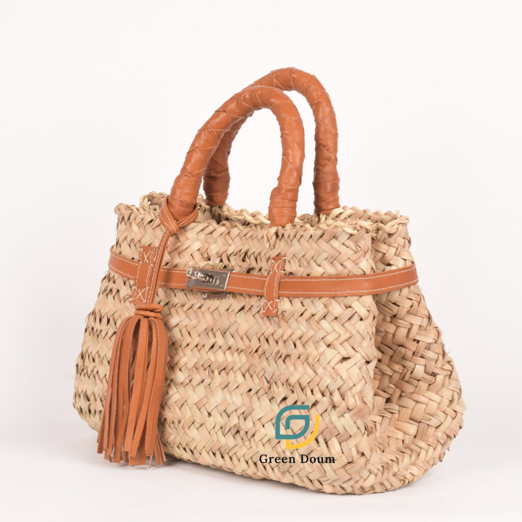 Sac Tafraout en feuille de palmier sauvage par Green Doum, photo 3
