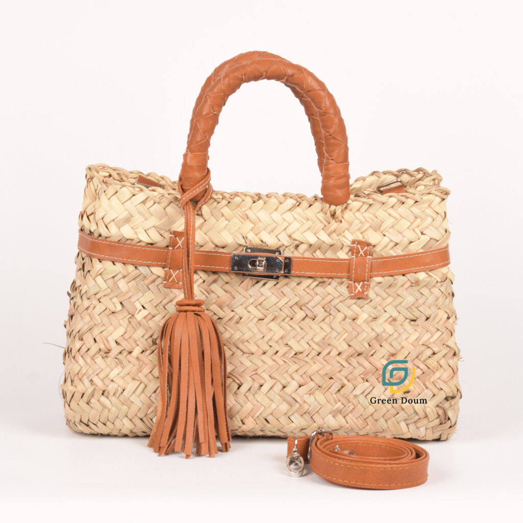 Sac Tafraout en feuille de palmier sauvage par Green Doum, photo 4