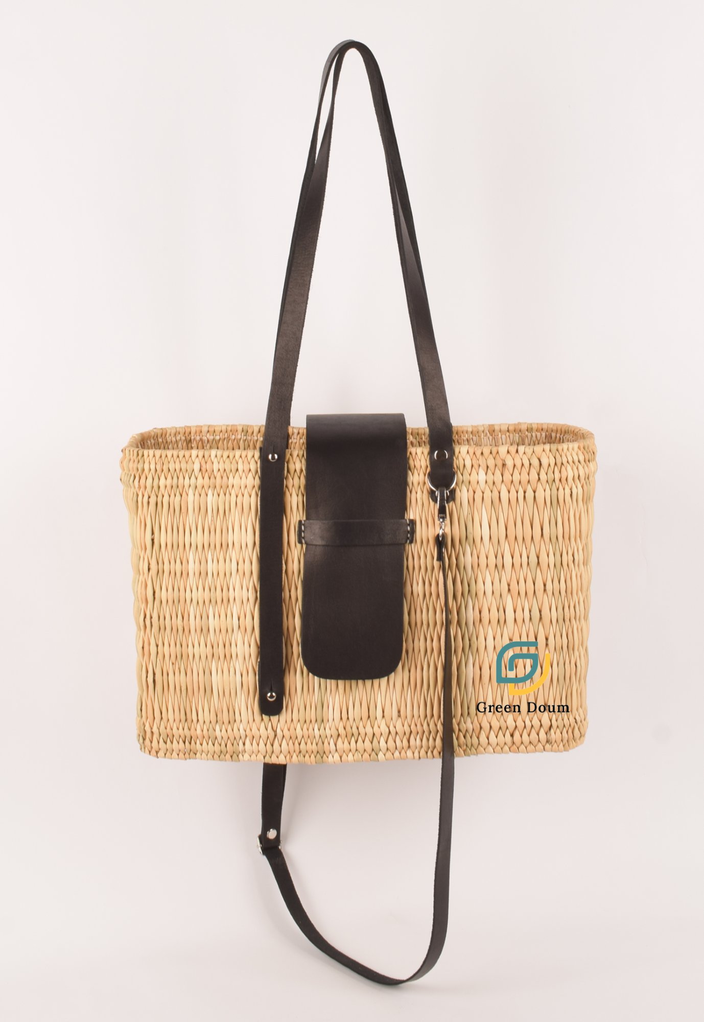 Sac Mogador à bandoulière taille M par Green Doum, photo 2