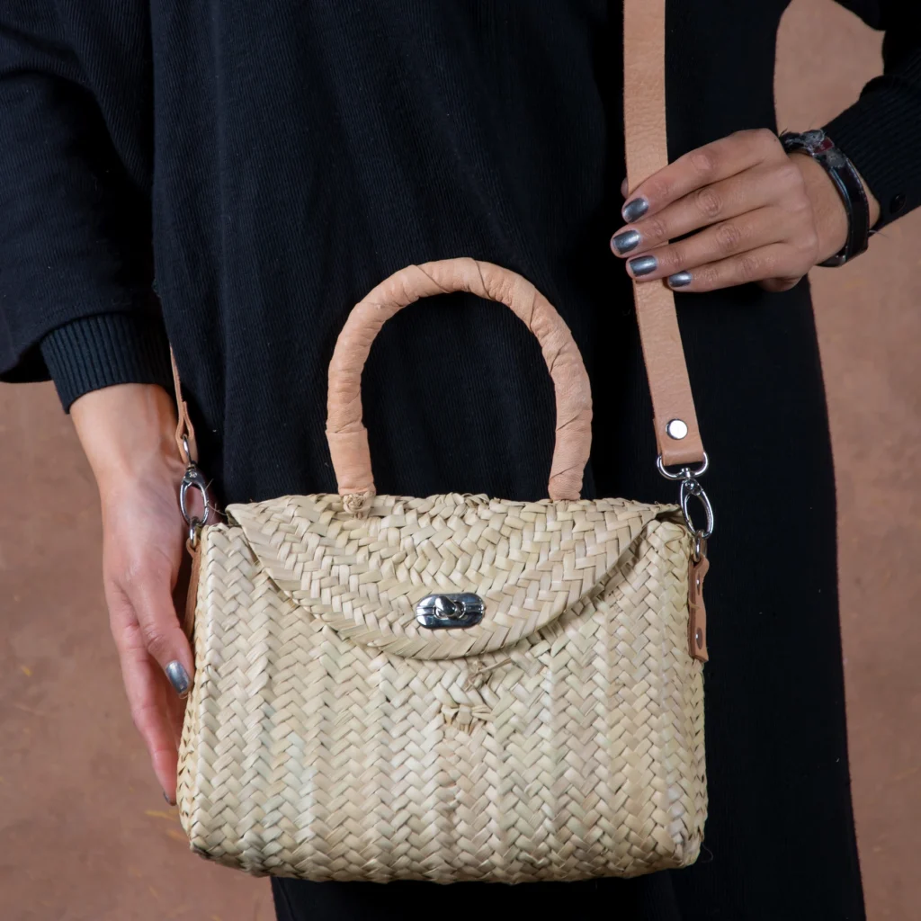 Natural straw handbag by Green Doum, photo 4